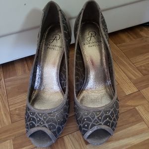 Silver Adrianna Papell Heels
